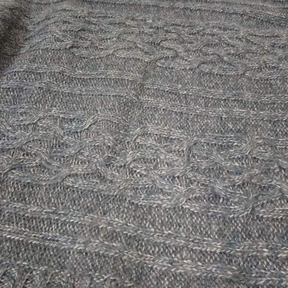 Braided Crochet Cable Knit Short Sleeve Sweater Top - Picture 7 of 12